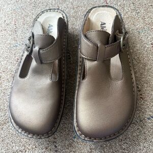 Algeria classic clog in bronzed metallic size 5.5